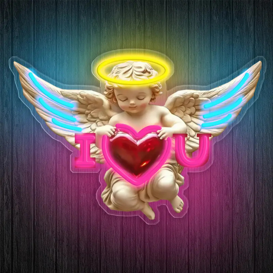 Néon ANGE LOVE YOU ART