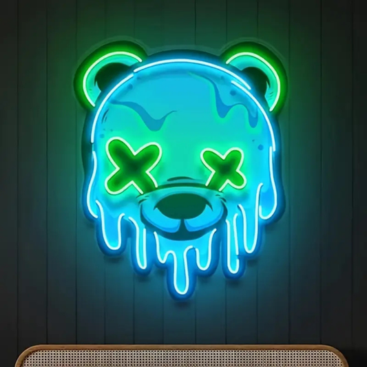 Néon Drip Bear ART